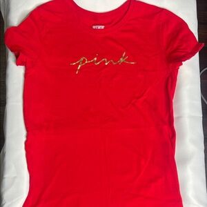 PINK Red T-shirt